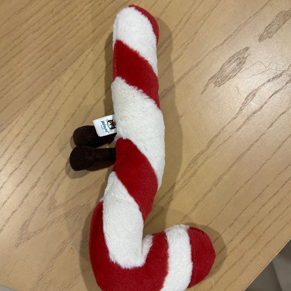 Jellycat amuseable candy cane stuffy stuffed animal legs food christmas face - Picture 5 of 6